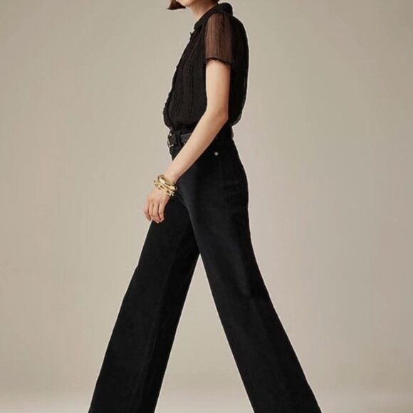 J Crew Loose straight corduroy pant - cream color or a winter white - Picture 5 of 5